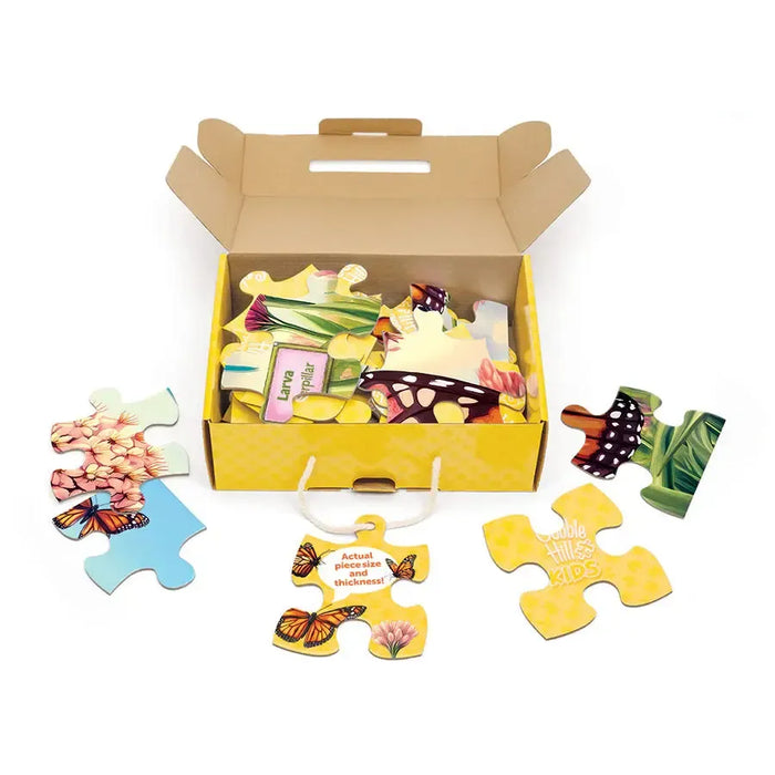 Life Cycle of a Monarch 35 Piece Floor Jigsaw Puzzle Cobble Hill - for just $19.99! 
