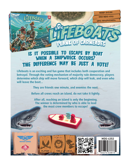 LIFEBOATS “PLANK OF CARNEADES” IN STOCK! - for just $40! 