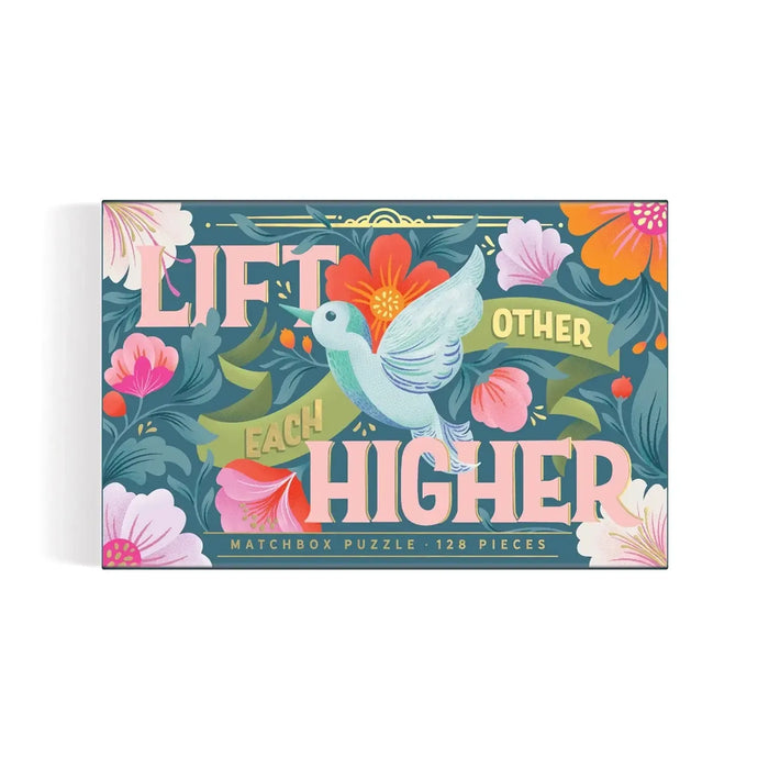 Lift Each Other Higher 128 Piece Matchbox Mini Jigsaw Puzzle Galison - for just $9.99! 