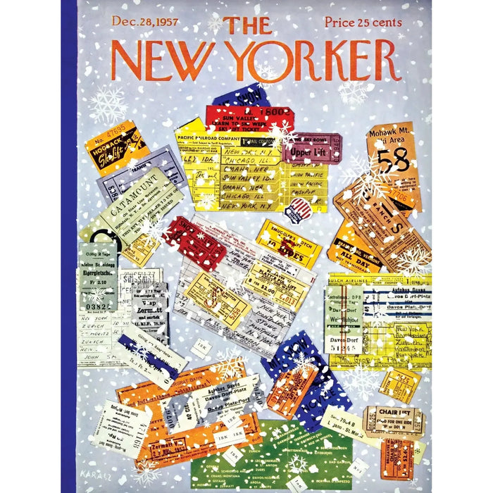 Lift Tickets The New Yorker 750 Piece Jigsaw Puzzle NYPC - for just $27.99! 