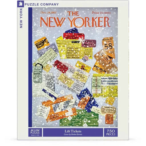 Lift Tickets The New Yorker 750 Piece Jigsaw Puzzle NYPC - for just $27.99! 
