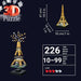 Light-Up Eiffel Tower 226 Piece 3D Jigsaw Puzzle Ravensburger - for just $44.99! 