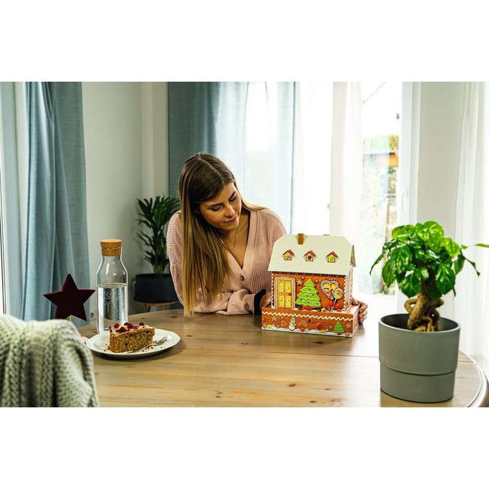 Light-Up Gingerbread House 257 Piece 3D Jigsaw Puzzle Ravensburger - for just $44.99! 