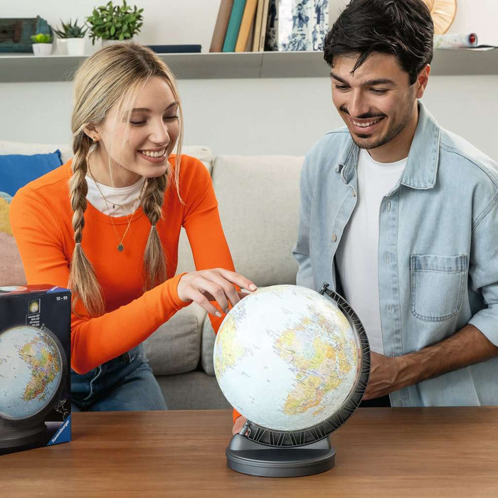 Light-Up Globe with Stand 548 Piece 3D Jigsaw Puzzle Ravensburger - for just $59.99! 
