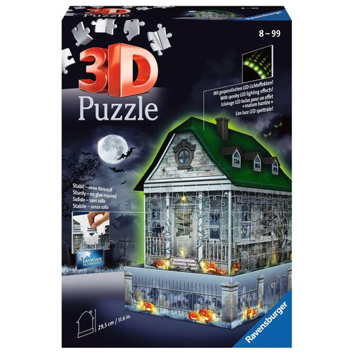 Light-Up Haunted House 257 Piece 3D Jigsaw Puzzle Ravensburger - for just $44.99! 