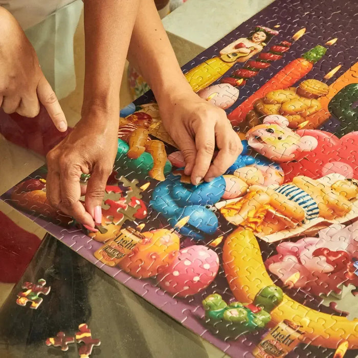 Lighten Up 500 Piece Jigsaw Puzzle Le Puzz - for just $39.99! 