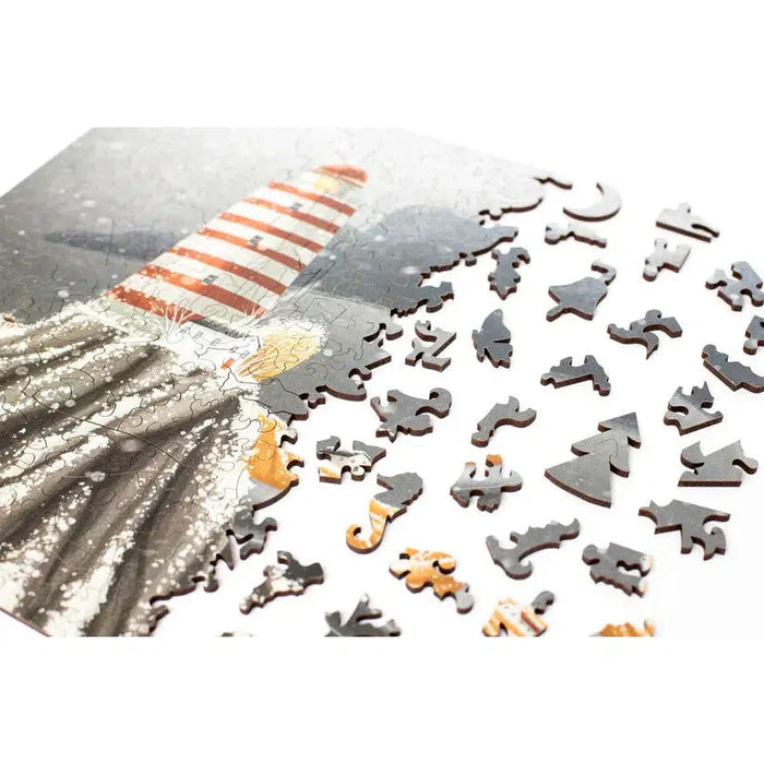 Lighthouse 250 Piece Wooden Jigsaw Puzzle Geek Toys - for just $49.99! 