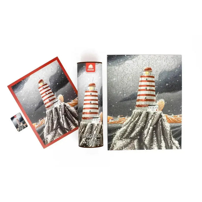 Lighthouse 250 Piece Wooden Jigsaw Puzzle Geek Toys - for just $49.99! 