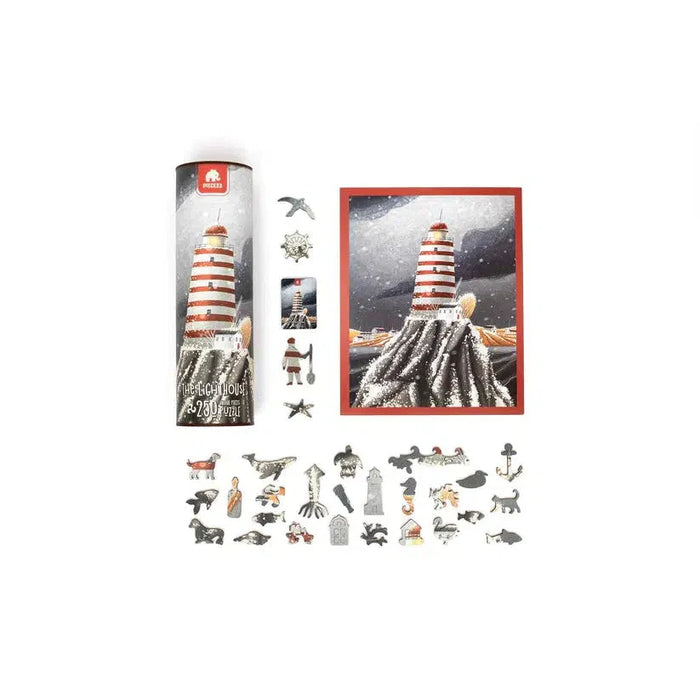 Lighthouse 250 Piece Wooden Jigsaw Puzzle Geek Toys - for just $49.99! 