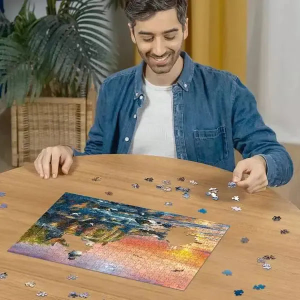 Lighthouse at Sunset 500 Piece Jigsaw Puzzle Ravensburger - for just $19.99! 