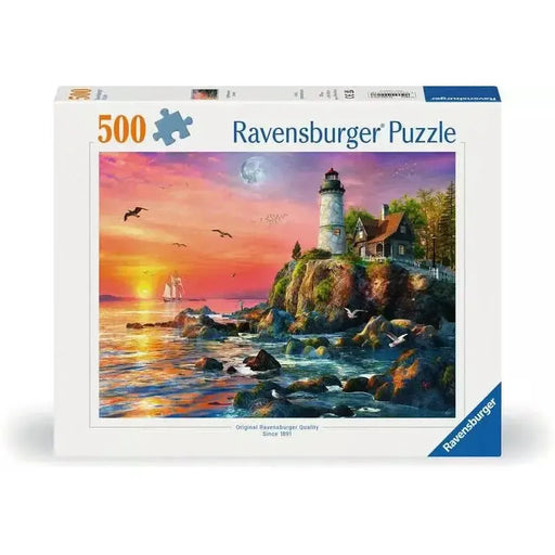 Lighthouse at Sunset 500 Piece Jigsaw Puzzle Ravensburger - for just $19.99! 