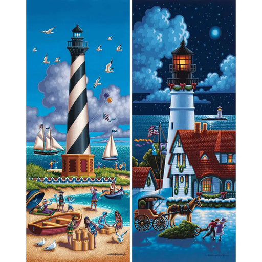 Lighthouses North 210 Piece Jigsaw Puzzle Dowdle - for just $11.99! 