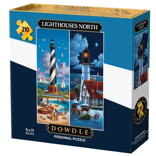 Lighthouses North 210 Piece Jigsaw Puzzle Dowdle - for just $11.99! 