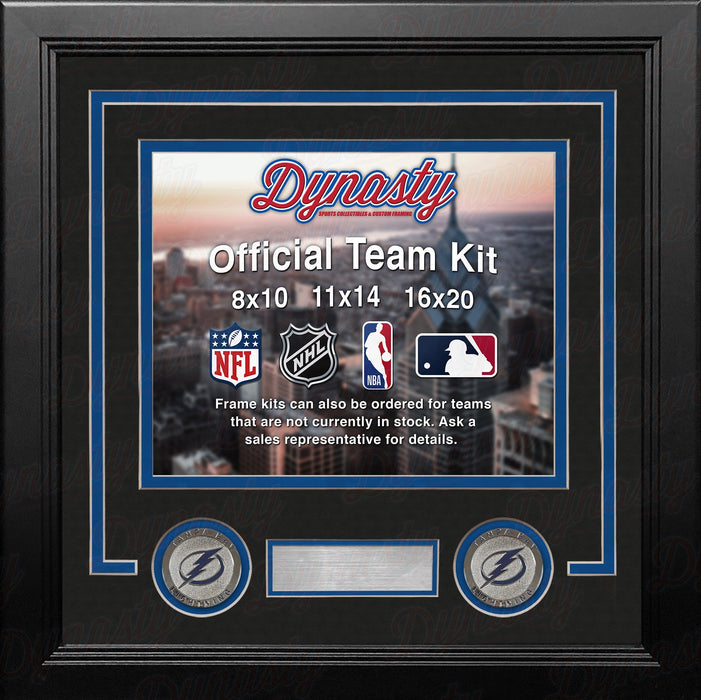 Tampa Bay Lightning Custom NHL Hockey 16x20 Picture Frame Kit (Multiple Colors) - for just $49.99! 