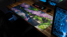 "Midnight Petals" — Cherry Blossom Deskmat - for just $49.95! 