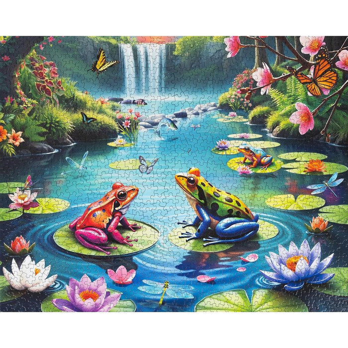 Lily Pond Paradise 1000 Piece Jigsaw Puzzle Springbok - for just $19.99! 