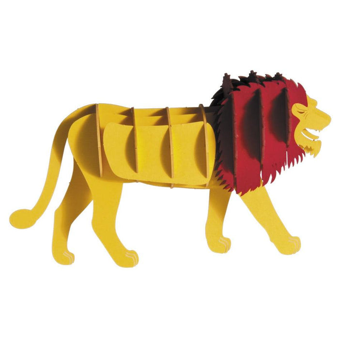 Lion 3D Cardboard Model Kit Fridolin - for just $7.99! 