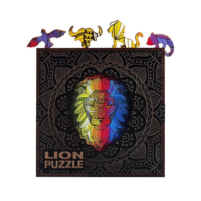 Lion 70 Piece Wooden Jigsaw Puzzle Geek Toys - for just $49.99! 