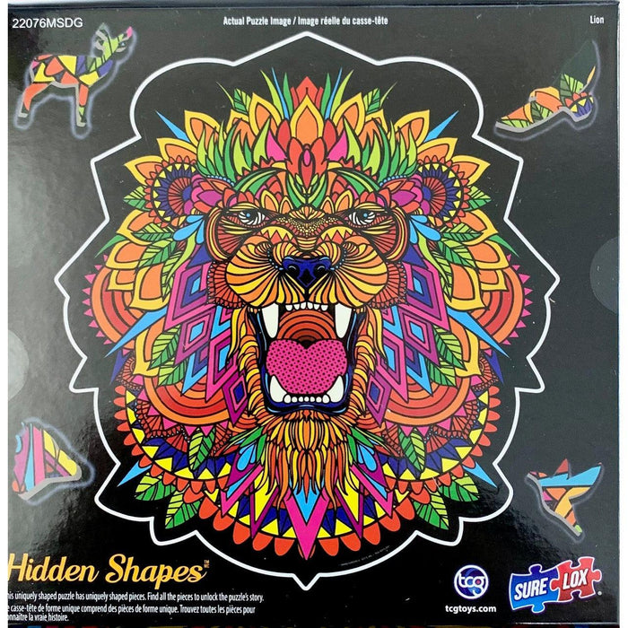 Lion Hidden Shapes 300 Piece Jigsaw Puzzle Sure Lox - for just $14.99! 