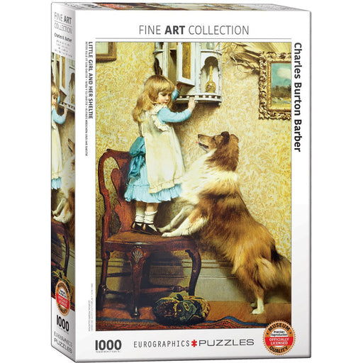 Little Girl & Her Sheltie 1000 Piece Jigsaw Puzzle Eurographics - for just $21.99! 