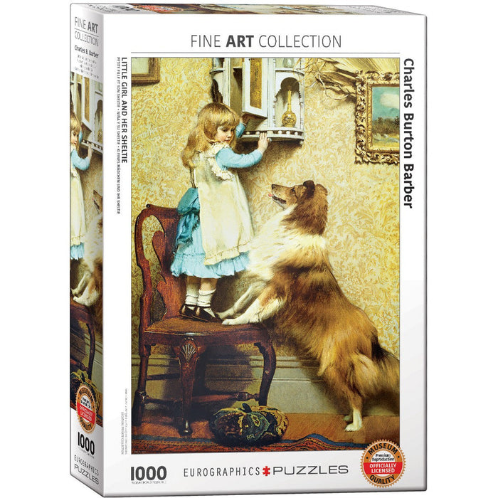 Little Girl & Her Sheltie 1000 Piece Jigsaw Puzzle Eurographics - for just $21.99! 