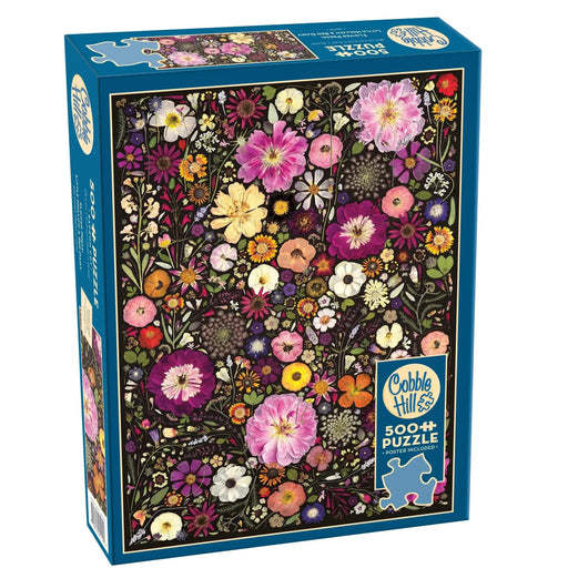 Little Hollow & Red Daisy Flower Press 500 Piece Jigsaw Puzzle Cobble Hill - for just $17.99! 