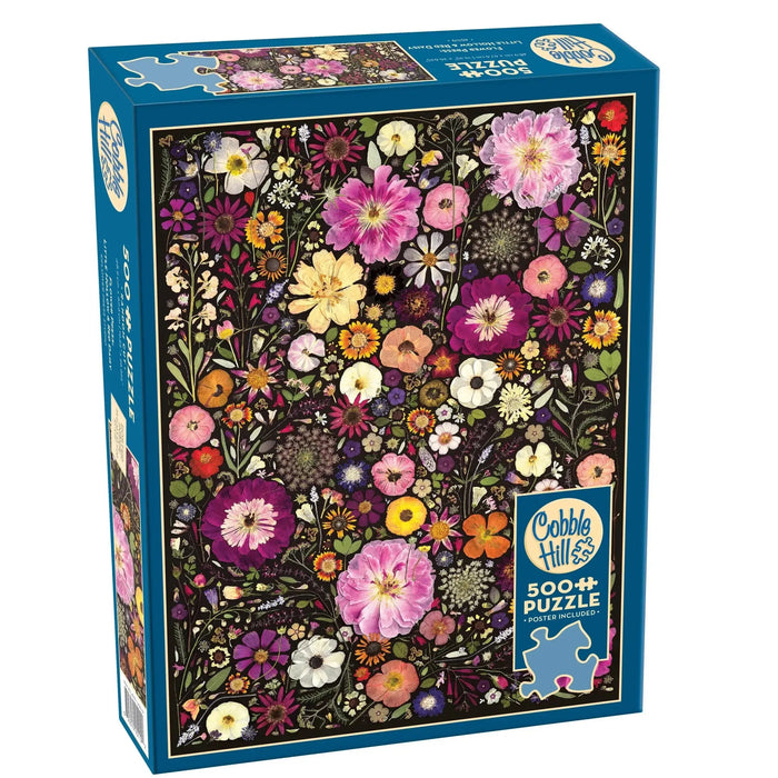 Little Hollow & Red Daisy Flower Press 500 Piece Jigsaw Puzzle Cobble Hill - for just $17.99! 