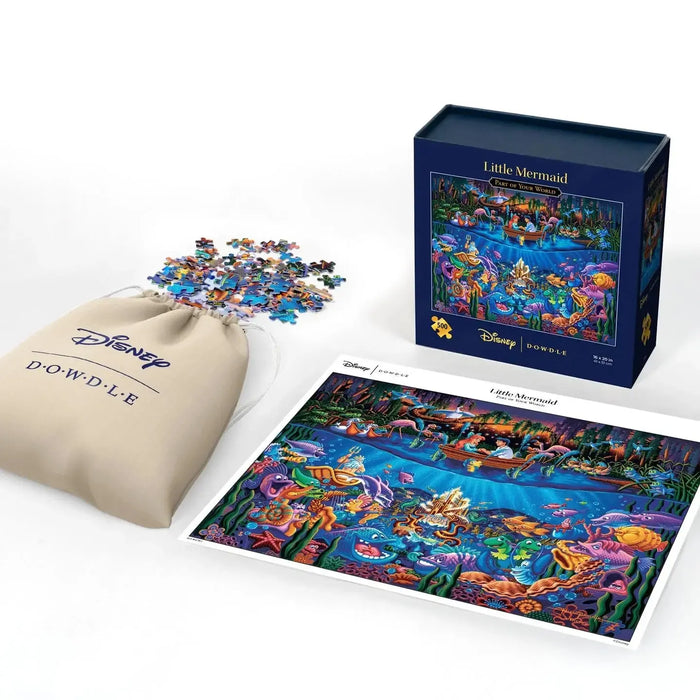 Little Mermaid Part of Your World 500 Piece Jigsaw Puzzle Disney x Dowdle - for just $24.99! 