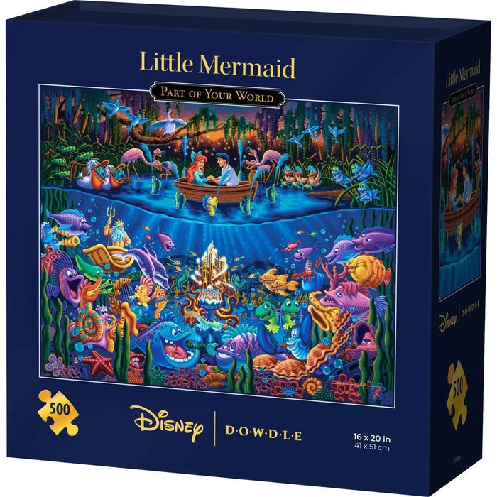 Little Mermaid Part of Your World 500 Piece Jigsaw Puzzle Disney x Dowdle - for just $24.99! 