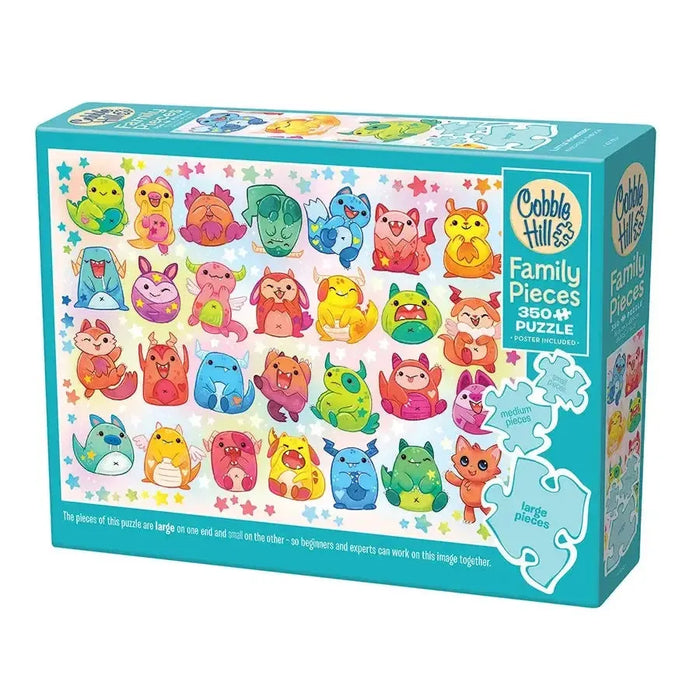 Little Monsters 350 Piece Family Jigsaw Puzzle Cobble Hill - for just $17.99! 