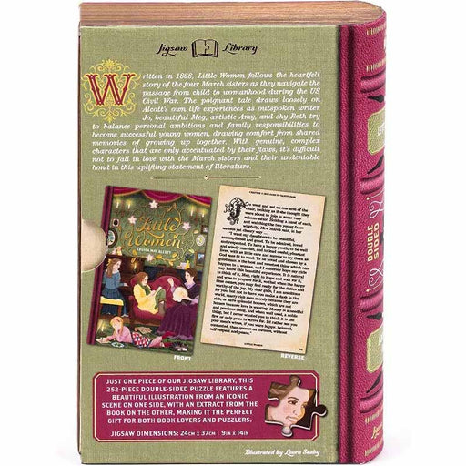Little Women Double-Sided 252 Piece Jigsaw Puzzle Professor Puzzle - for just $12.99! 