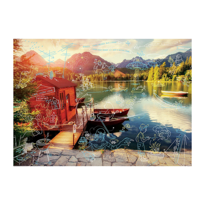 Living La Vida Lake (Ahhhh) 1000 Piece Jigsaw Puzzle Fred - for just $19.99! 