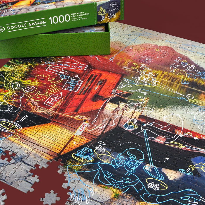 Living La Vida Lake (Ahhhh) 1000 Piece Jigsaw Puzzle Fred - for just $19.99! 