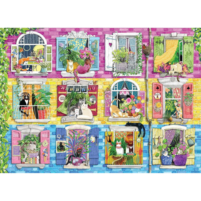 Living with Catitude 500 Piece Jigsaw Puzzle Cobble Hill - for just $17.99! 
