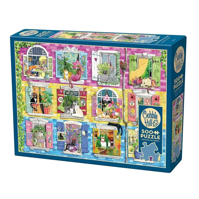 Living with Catitude 500 Piece Jigsaw Puzzle Cobble Hill - for just $17.99! 