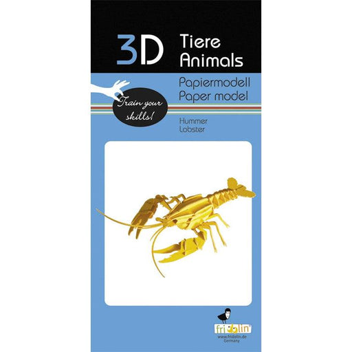 Lobster 3D Cardboard Model Kit Fridolin - for just $7.99! 