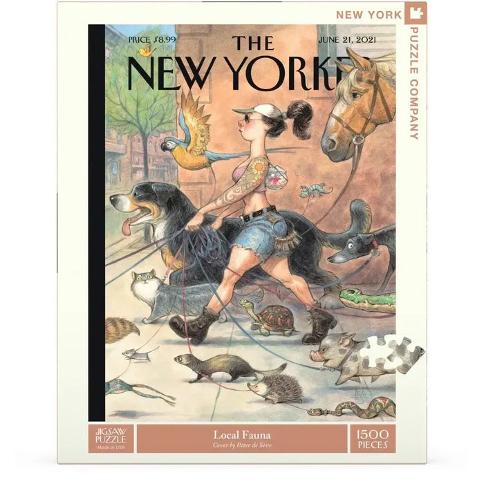 Local Fauna The New Yorker 1500 Piece Jigsaw Puzzle NYPC - for just $35.99! 