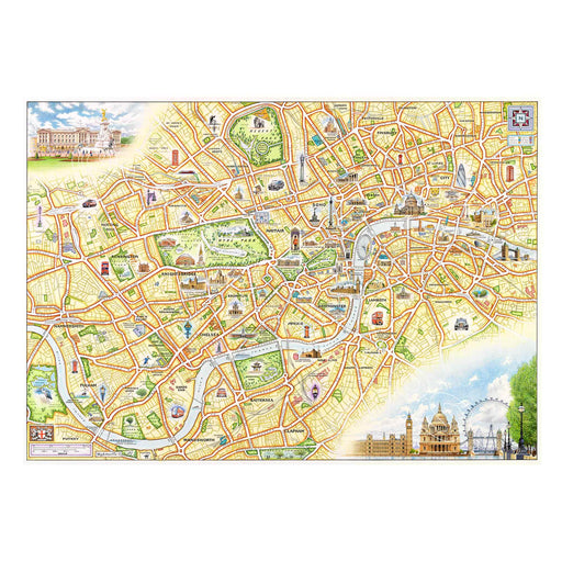 London 1000 Piece Jigsaw Puzzle Xplorer Maps - for just $24.99! 