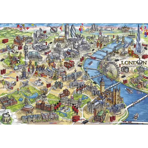 London Landmarks 1000 Piece Jigsaw Puzzle Gibsons - for just $24.99! 