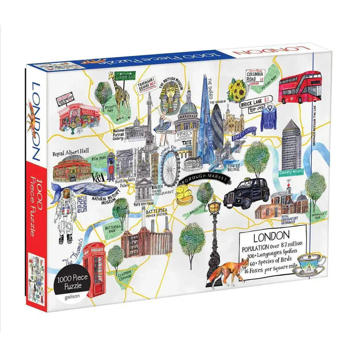 London Map 1000 Piece Jigsaw Puzzle Galison - for just $19.99! 