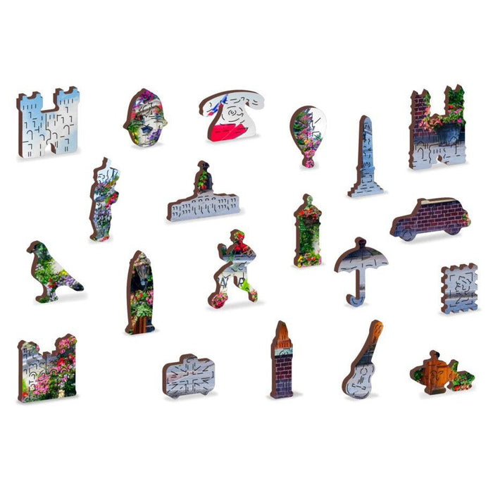 London Pub 300 Piece Wood Jigsaw Puzzle Wooden City - for just $24.99! 