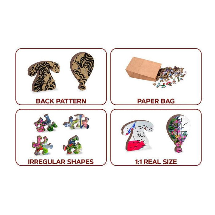 London Pub 300 Piece Wood Jigsaw Puzzle Wooden City - for just $24.99! 