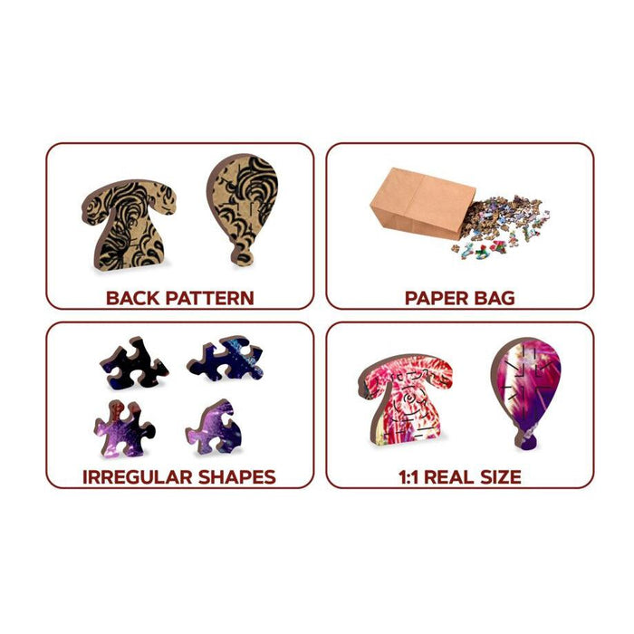 London by Night 300 Piece Wood Jigsaw Puzzle Wooden City - for just $24.99! 