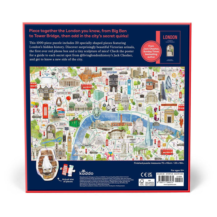 London for Curious Wanderers 1000 Piece Jigsaw Puzzle Kaddo - for just $19.99! 