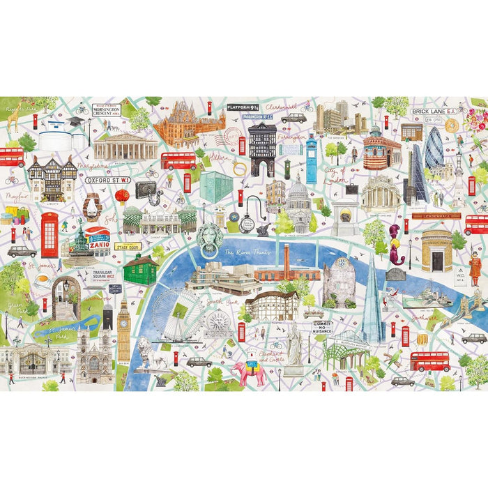 London for Curious Wanderers 1000 Piece Jigsaw Puzzle Kaddo - for just $19.99! 