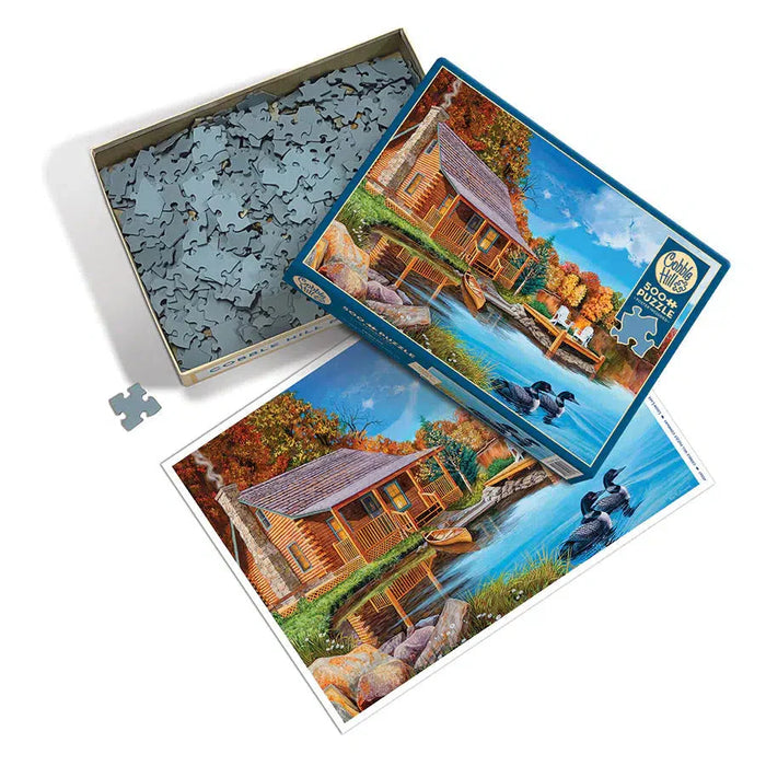 Loon Lake 500 Piece Jigsaw Puzzle Cobble Hill - for just $17.99! 