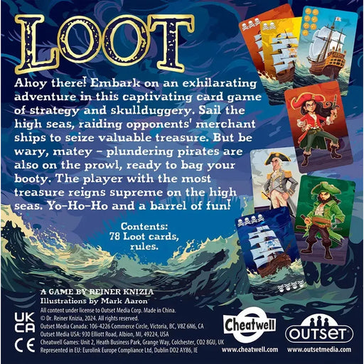 Loot - A Captivating Card Game of Strategy & Skullduggery - Outset - for just $14.99! 
