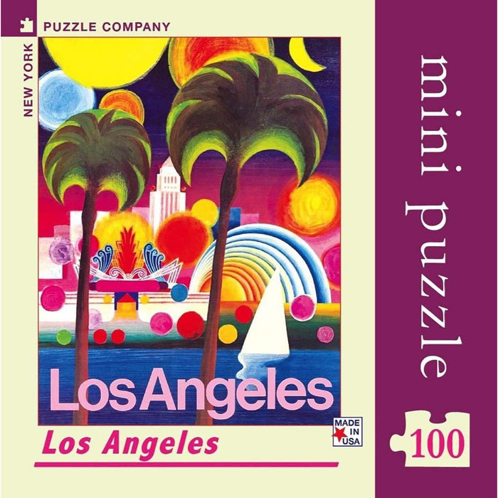 Los Angeles 100 Piece Mini Jigsaw Puzzle NYPC - for just $11.99! 