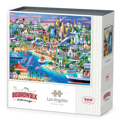 Los Angeles 500 Piece Jigsaw Puzzle Boardwalk - for just $21.99! 