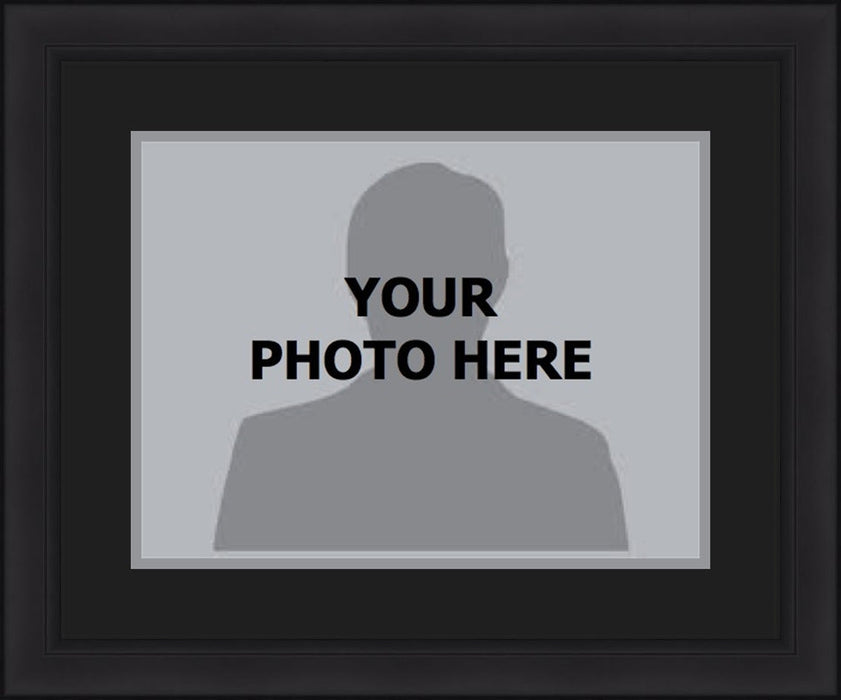 NHL Hockey Photo Picture Frame Kit - Los Angeles Kings (Black Matting, Silver Trim) - for just $29.99! 